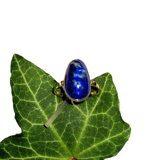 ZLATÝ prsten EXTRA LAPIS LAZULI 19*11 — foto 6