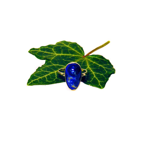 ZLATÝ prsten EXTRA LAPIS LAZULI 19*11 — foto 5