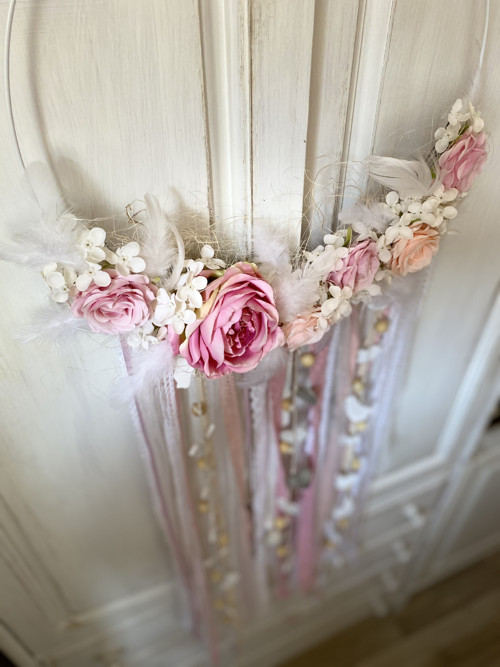 Boho květinový závěs — foto 2