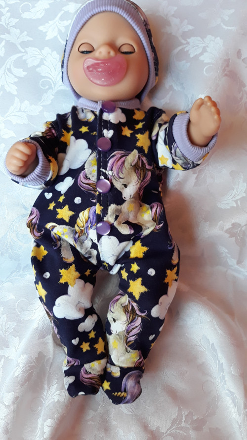 Baby born 36 cm- modrofialová — foto 2