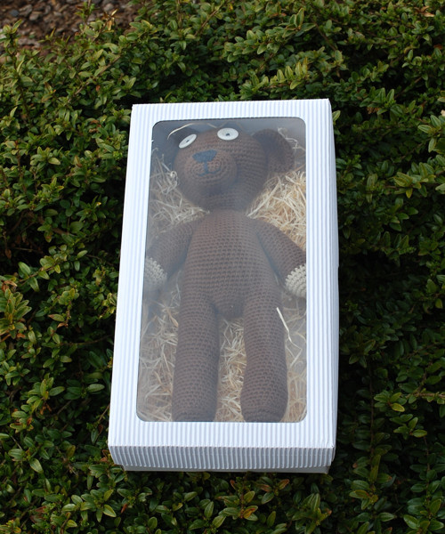 Háčkovaný medvídek Mr Bean Teddy — foto 5