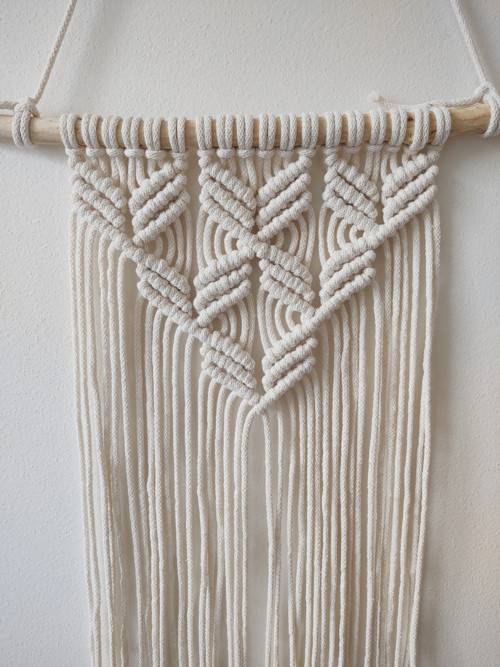 Minimalistické přírodní macramé ve skandi stylu — foto 2