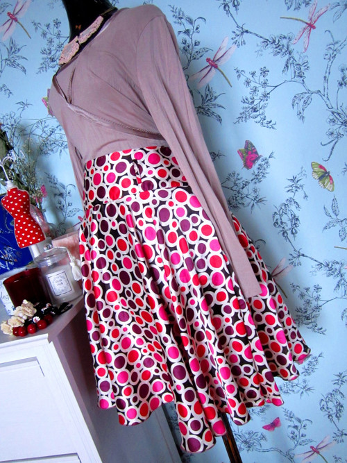 Sukně kolová retro look — foto 4