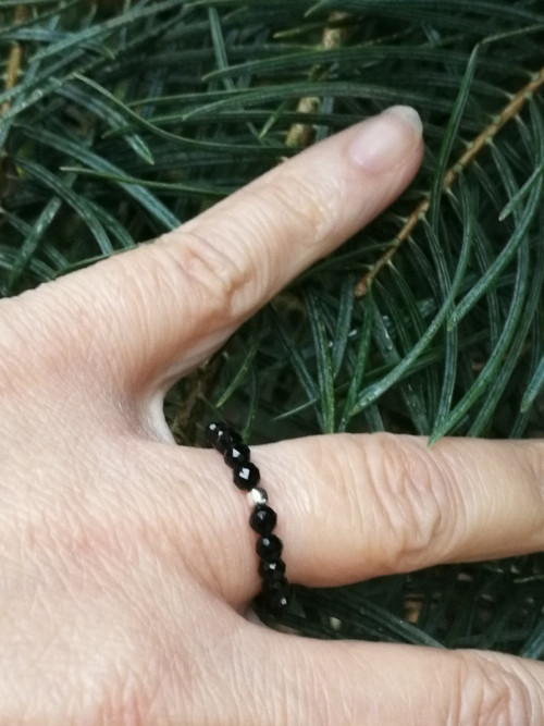 Prstýnek z minerálů - spinel — foto 5