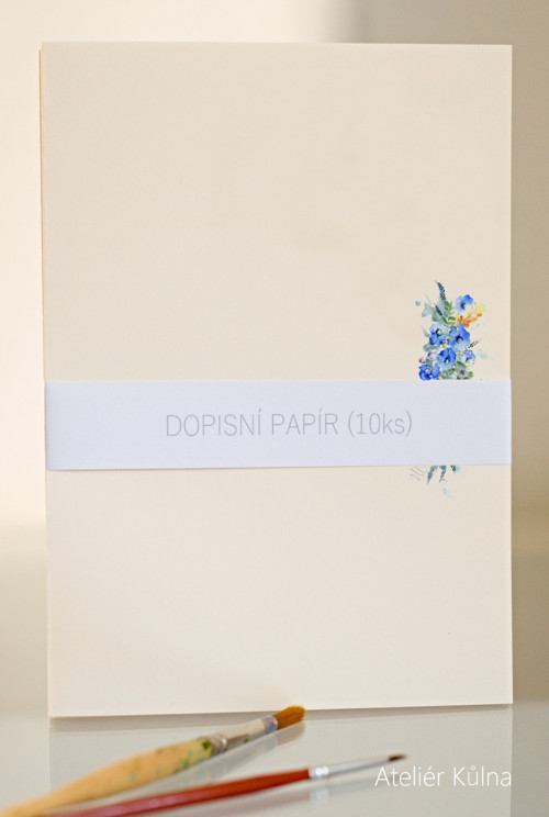 Dopisní papír & monogram *Z oblohy* (10ks) — foto 2