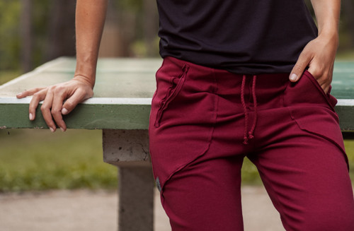 ROXANE dámské baggy BORDO — foto 3