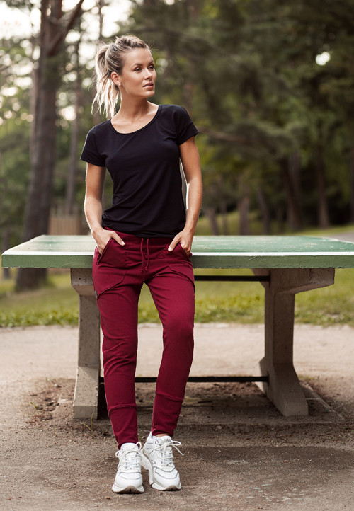 ROXANE dámské baggy BORDO — foto 2