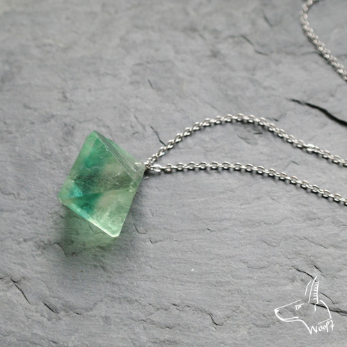 Zelený fluorit - krystal — foto 4