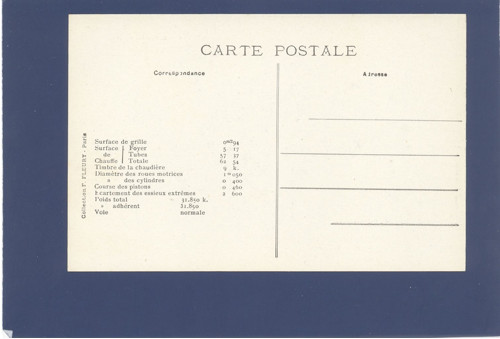 Parní lokomotiva - pohlednice — foto 2
