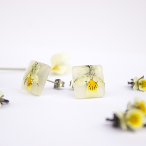 Náušnice violka rolní 12 mm — foto 5