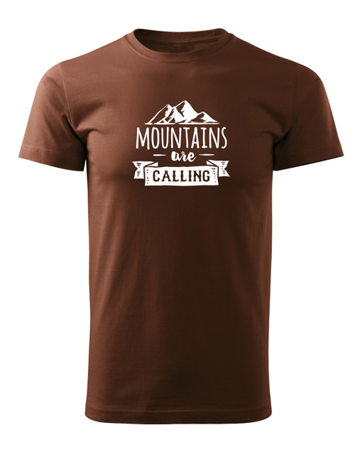 Pánské tričko "Mountains are calling" — foto 3