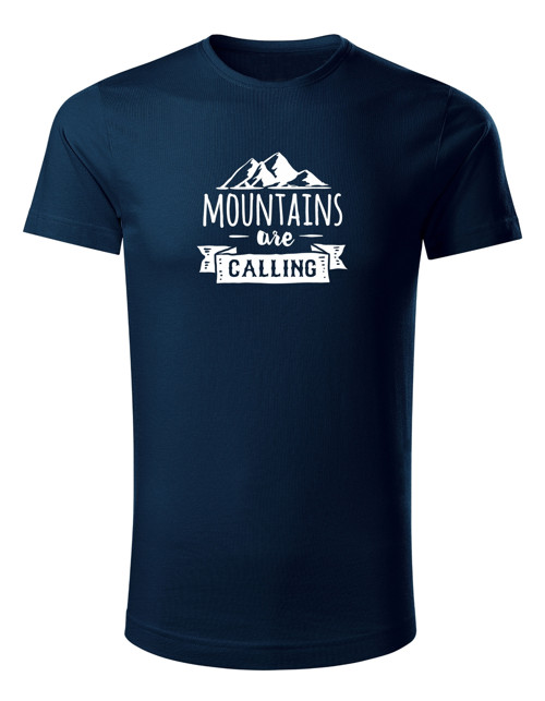 Pánské tričko "Mountains are calling" — foto 2