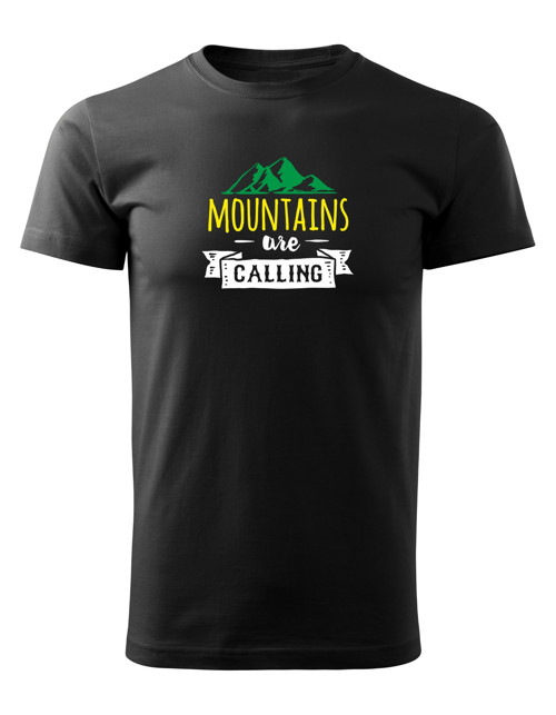 Pánské tričko "Mountains are calling" — foto 4