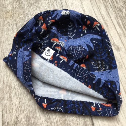 Rostoucí softshellky s čepkou - vlci 74/80 — foto 5