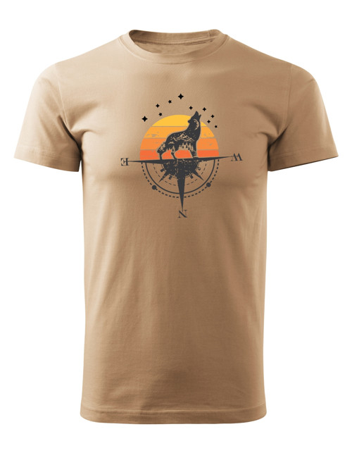 Pánské tričko "Explore nature with wolves" — foto 2