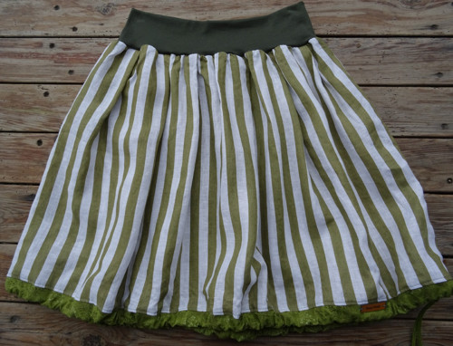 Linen Stripes green — foto 3