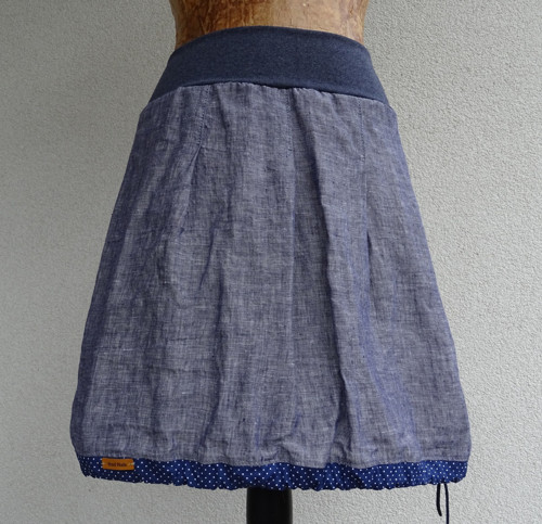 LINEN NATUR denim melanž — foto 3