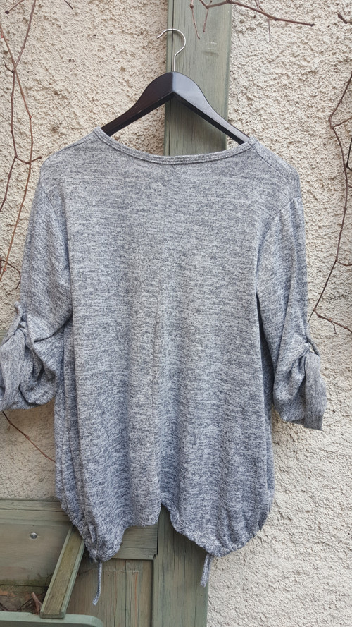Tunika s peříčky, oversized XL/2XL — foto 3