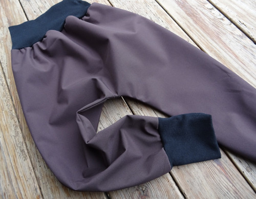 BAGGY SOFTSHELL ... letní hnědé — foto 2