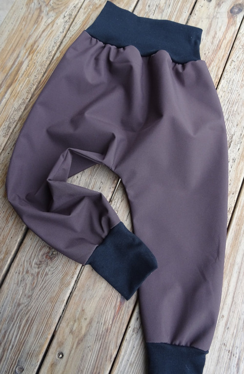 BAGGY SOFTSHELL ... letní hnědé — foto 3