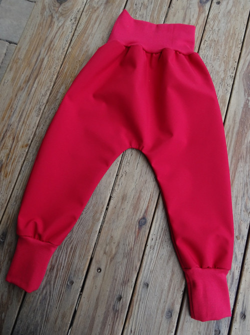 BAGGY SOFTSHELL ... letní červená magenta — foto 3