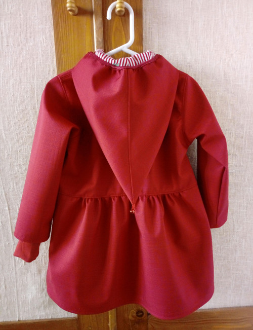 Softshellový kabátek - Karkulka, vel. 104 — foto 2