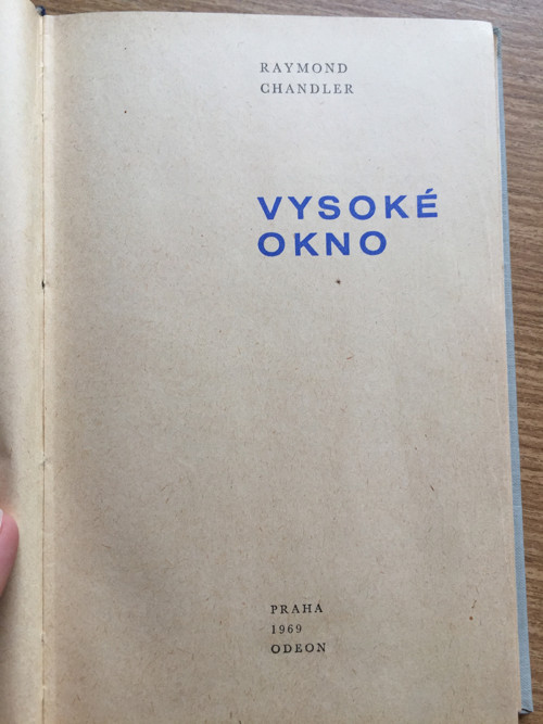 Raymond Chandler "Vysoké okno" — foto 4