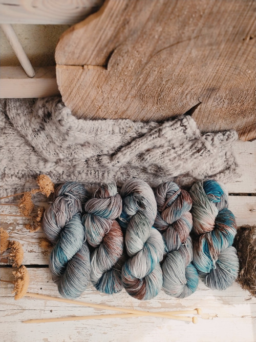 Merino sock I. ručně barvená — foto 4