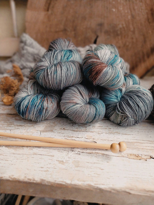 Merino sock I. ručně barvená — foto 5