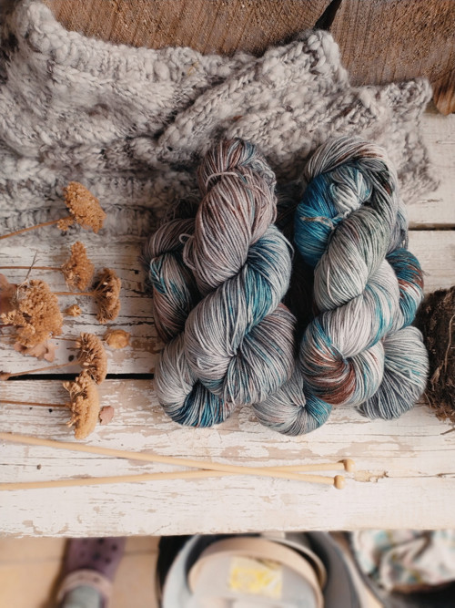 Merino sock I. ručně barvená — foto 6
