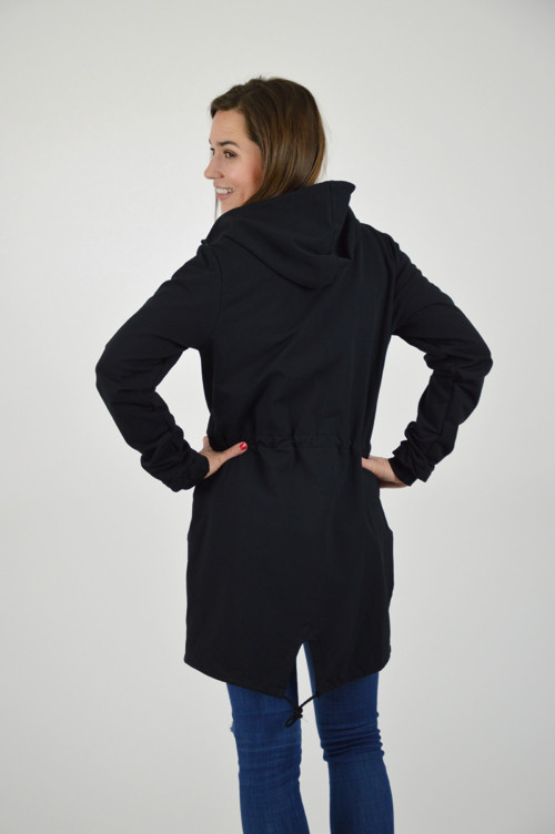 Mikino-parka černá — foto 3