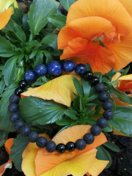 Lapis lazuli, láva, achát — foto 2