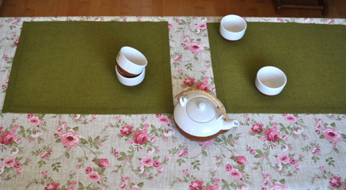 Olivově zelená - Prostírání — foto 3