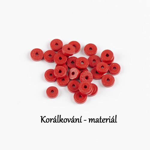 Korálky dřevěné 20ks — foto 5