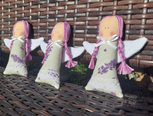Andělky MINI plněné levandulí smetanové — foto 6