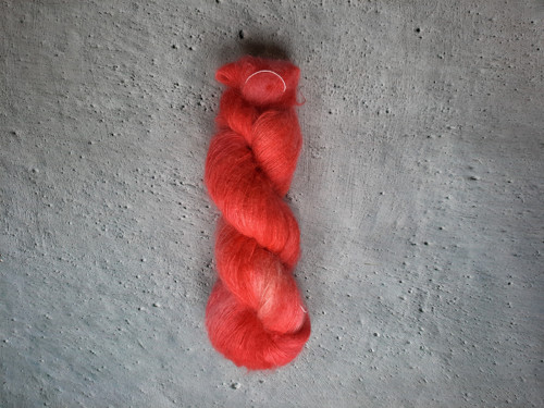 Strawberry pink - kid silk mohér — foto 2