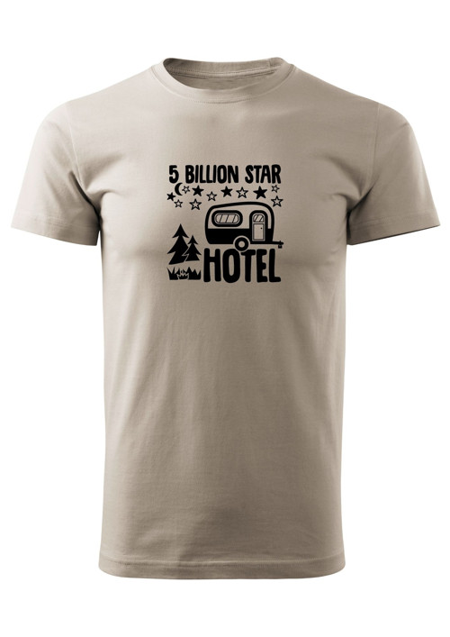 Pánské tričko "5 billion star hotel" — foto 3