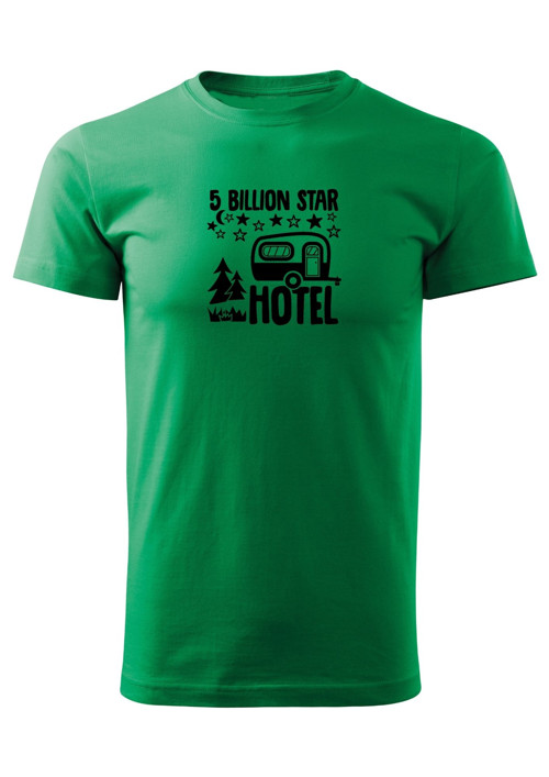 Pánské tričko "5 billion star hotel" — foto 2