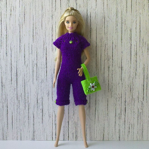 Oblečky pro Barbie - overal, kabelka — foto 2
