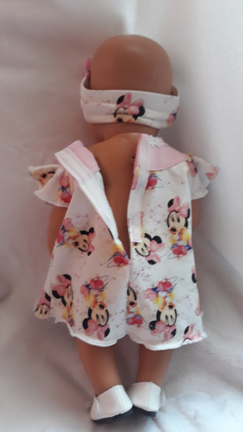 Baby born 43 cm - šatičky s čelenkou — foto 2