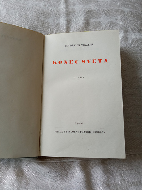 Konec světa - Upton Sinclair — foto 3