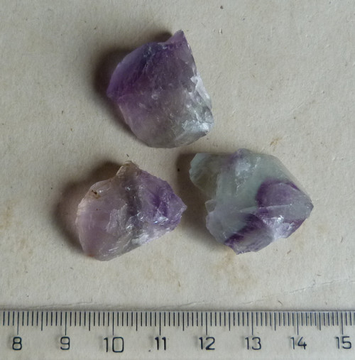 Fluorit surový - 3 ks — foto 2