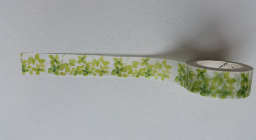 Washi páska. Zelené lístky... — foto 3