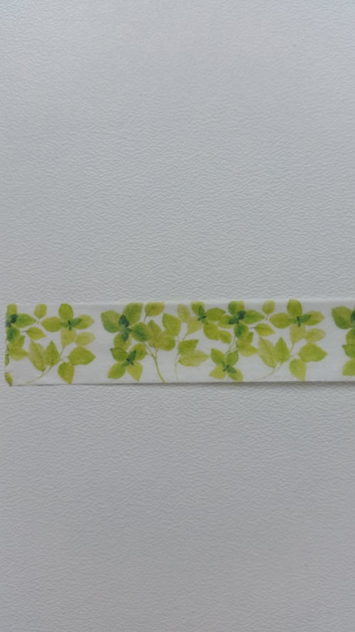 Washi páska. Zelené lístky... — foto 2