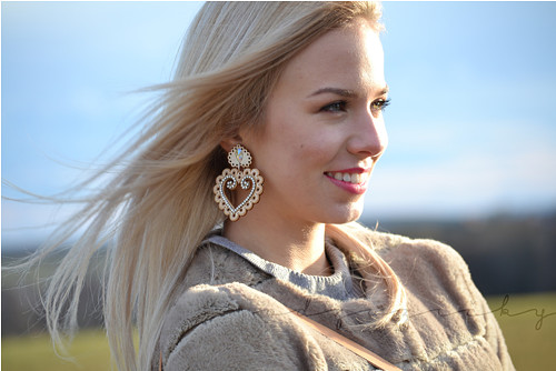 Drevené náušnice Zuzička — foto 5