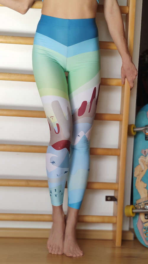 Sporty world GREEN - legíny — foto 3
