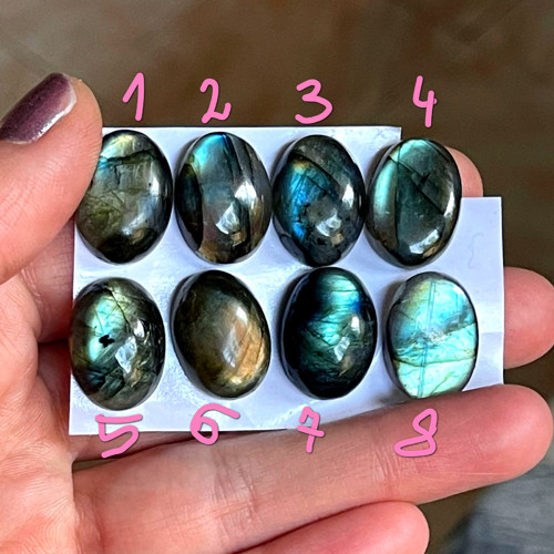 Labradorit kabošon ovál / 18x13mm (č.1) — foto 4
