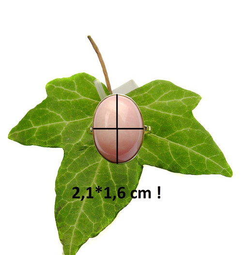 ZLATÝ prsten RÚŽOVÝ OPÁL 21*16 objednávka — foto 3