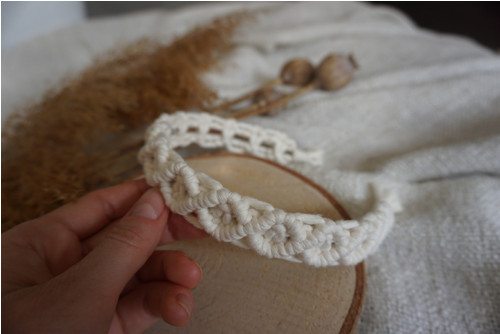 Macramé čelenka Smetanová — foto 5