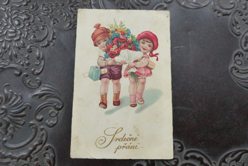 Srdečné přání...stará pohlednice — foto 2